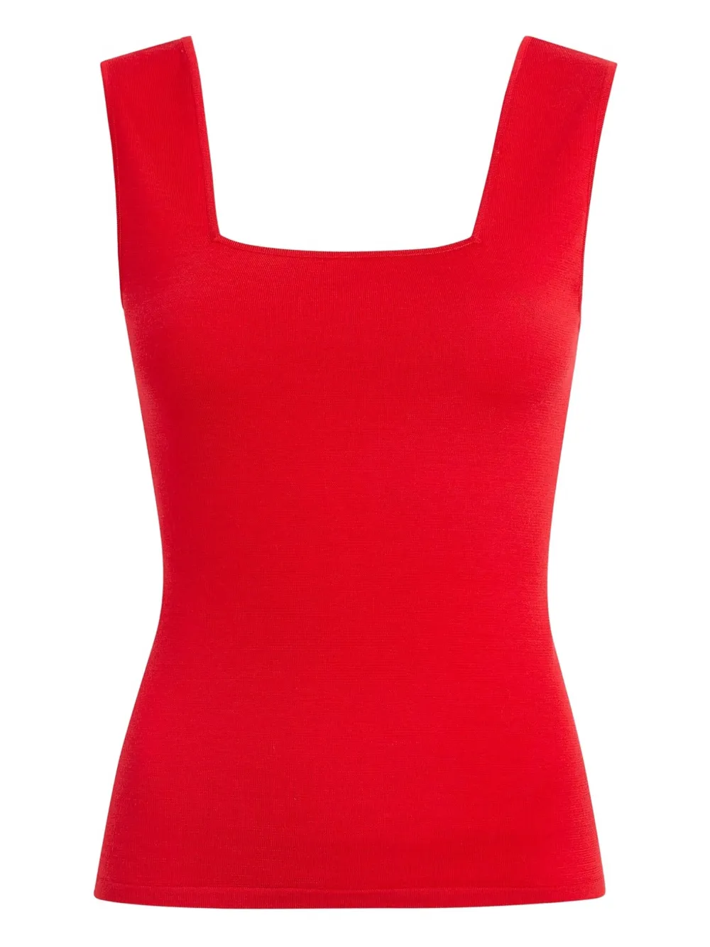 KHAITE Top con scollo quadrato - Rosso