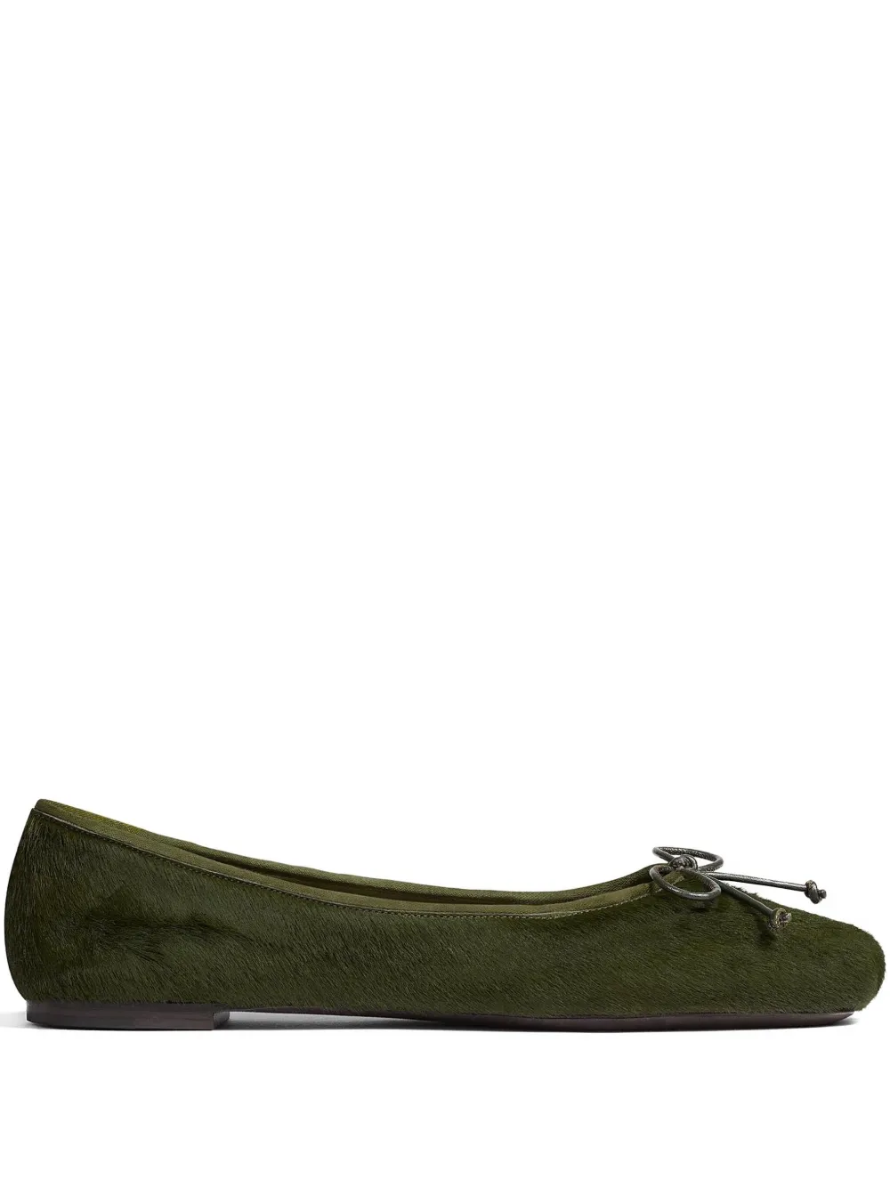 KHAITE flats con detalle de moño | verde | Image 1