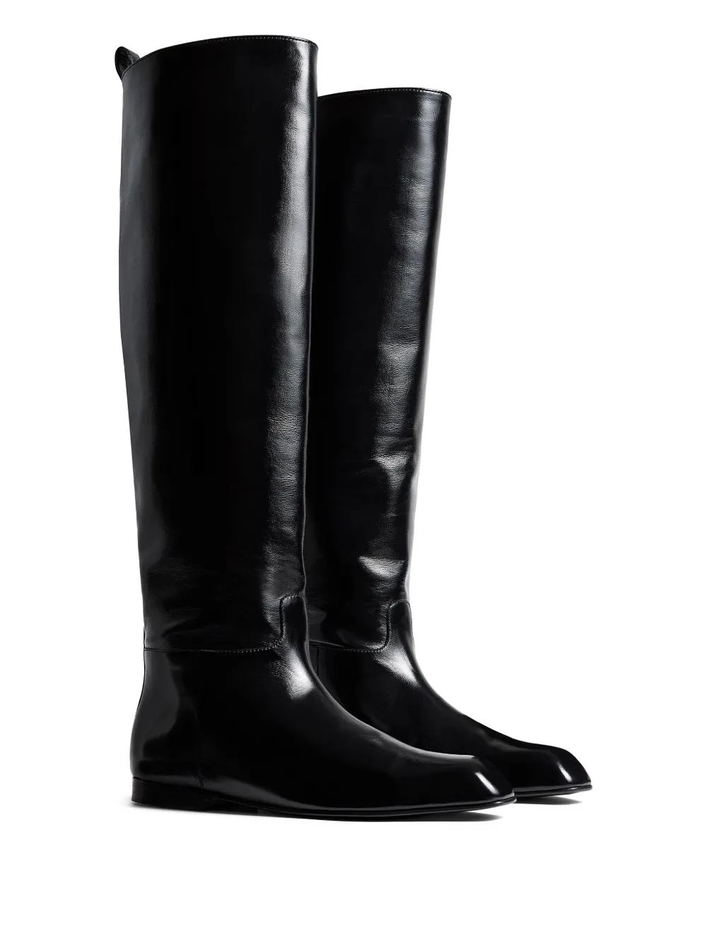 Khaite Colt Knee High Boots In Black