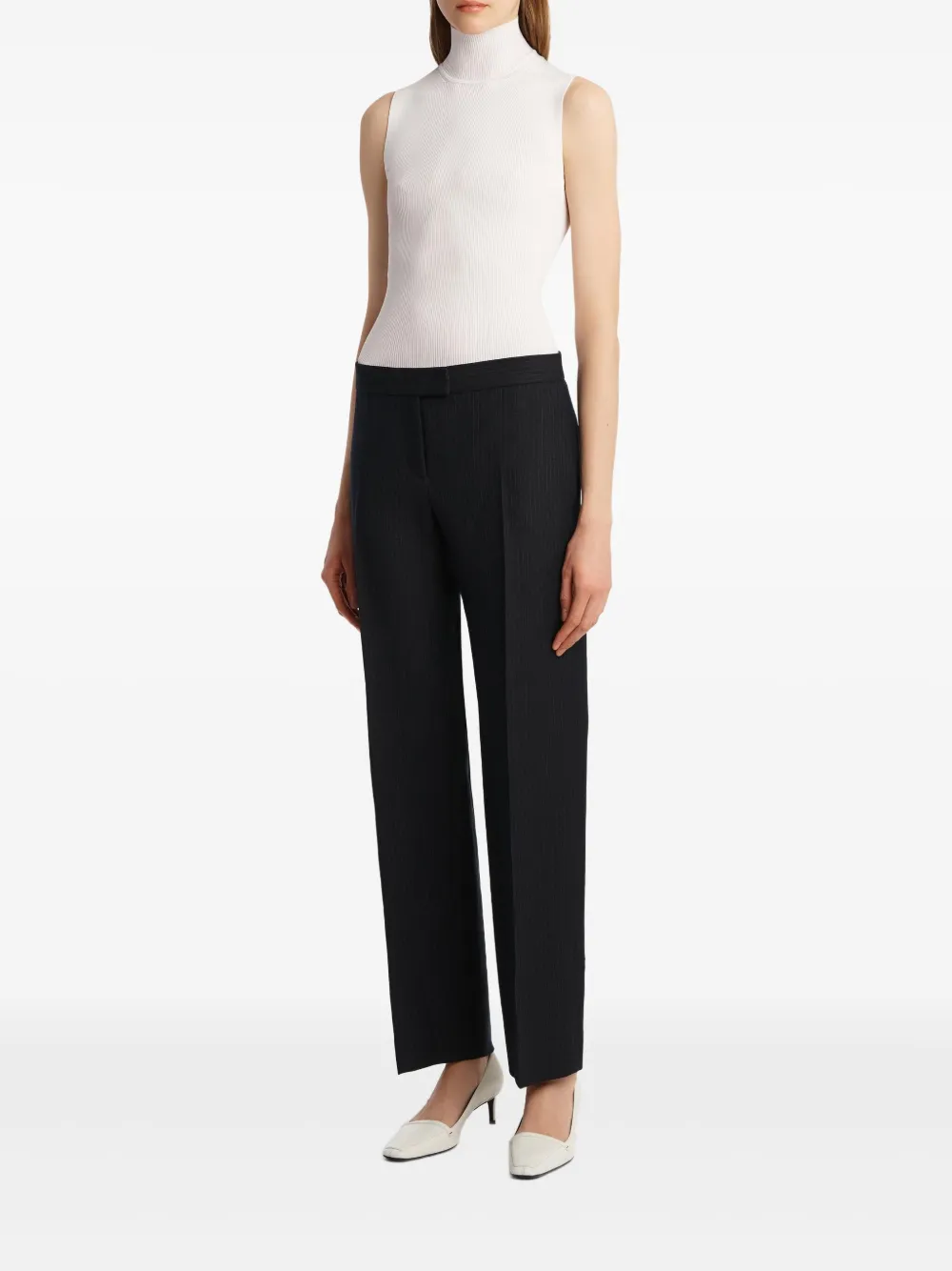 KHAITE ribbed roll-neck benita top | Vests & Tank Tops | Image 2
