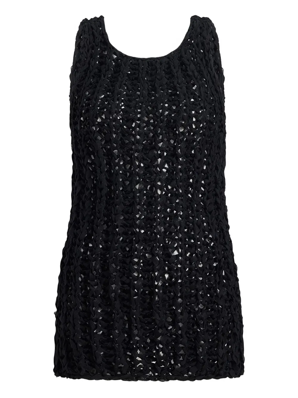 KHAITE openwork Evita top | Black | Image 1
