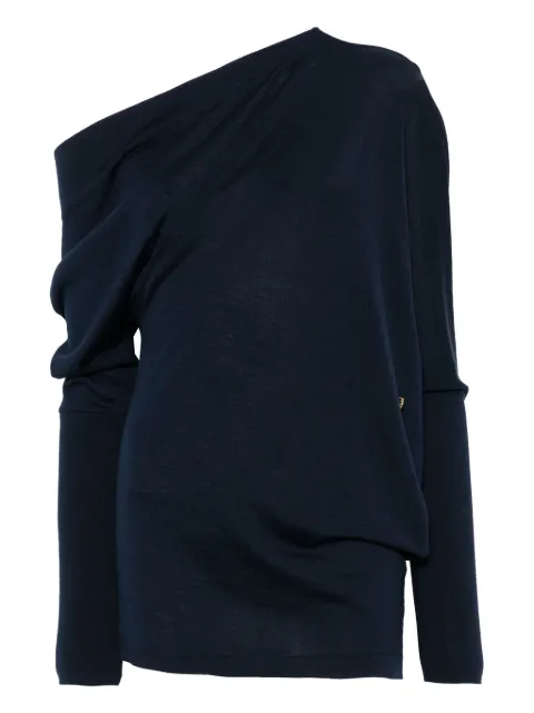 Moschino off-shoulder knitted top