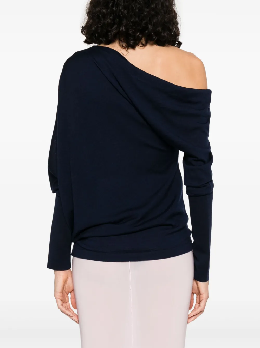 Moschino Off-shoulder top Blauw