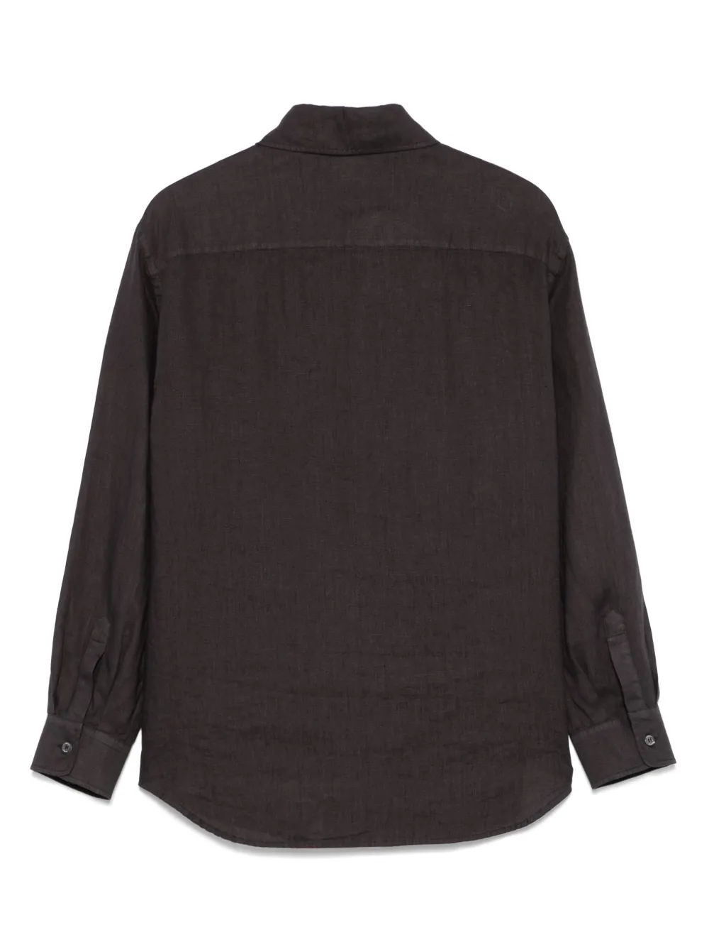 ASPESI Linnen blouse - Bruin
