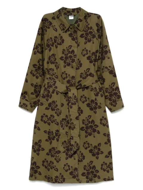 ASPESI hibiscus-print coat