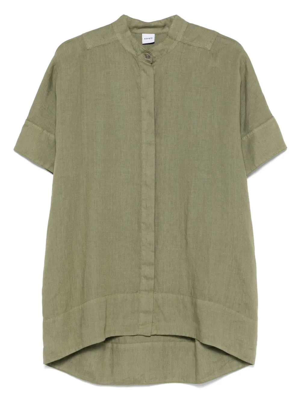 ASPESI linen shirt | Green | Image 1