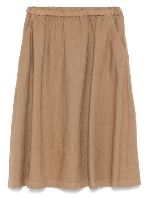 ASPESI linen midi skirt