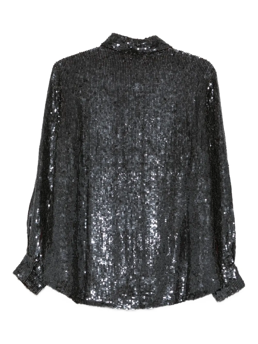 P.A.R.O.S.H. Blouse met pailletten Bruin