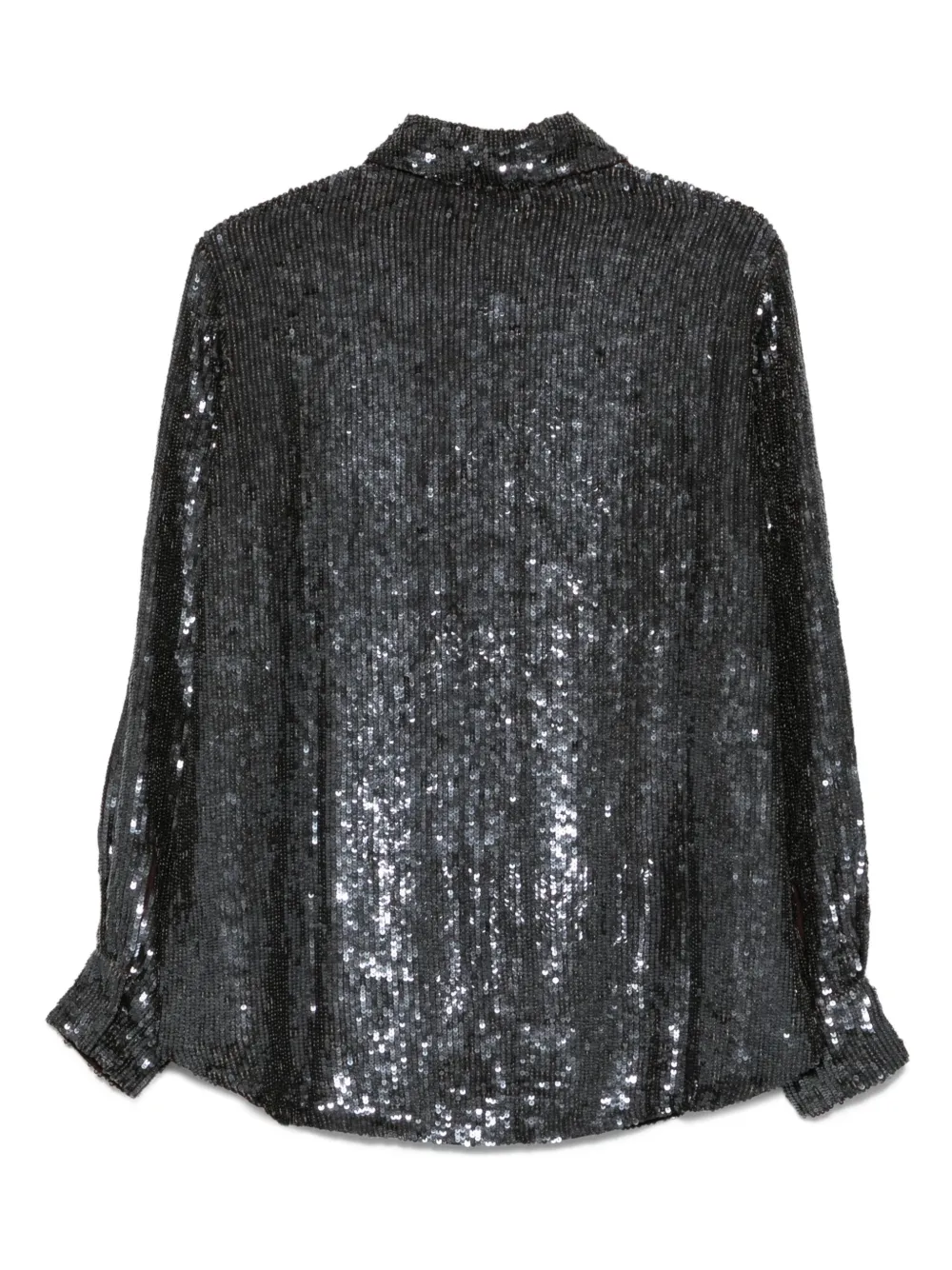 P.A.R.O.S.H. Blouse met pailletten - Bruin