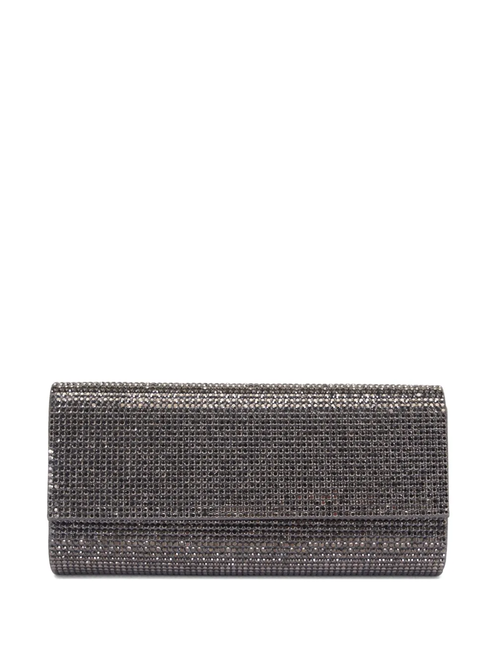 Judith Leiber Clutch verfraaid met kristallen Grijs