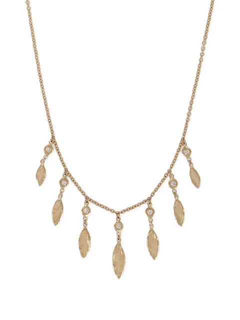 Jacquie Aiche 14K yellow gold Shakers diamond necklace