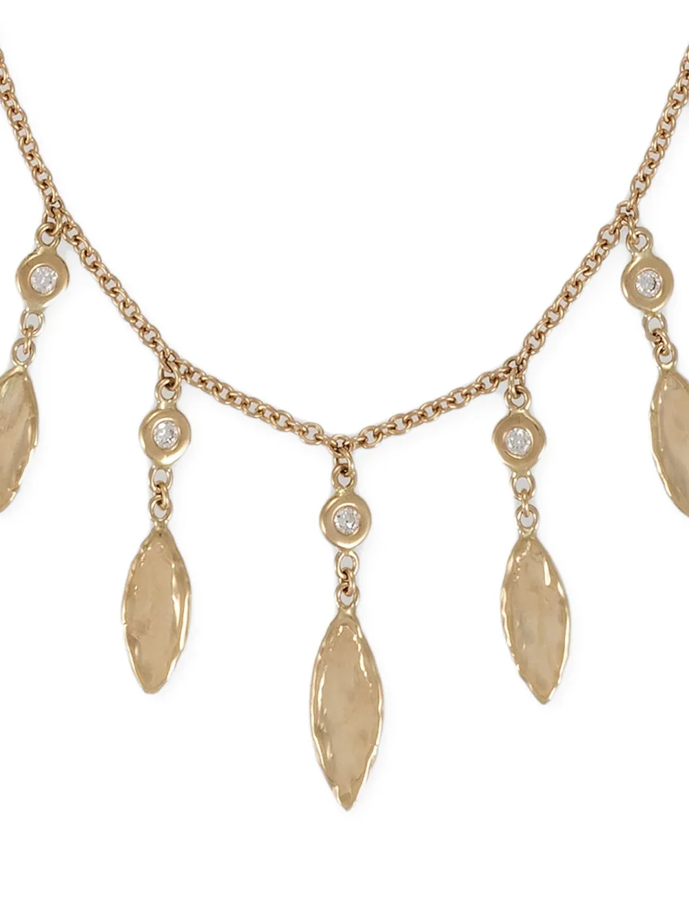 Jacquie Aiche collier en or jaune 14ct Shakers pavé de diamants | Joaillerie | Image 2
