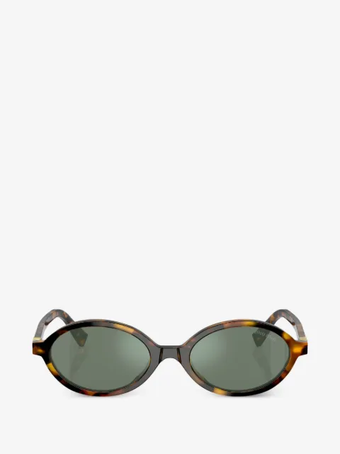 Miu Miu Eyewear lunettes de soleil à monture ovale