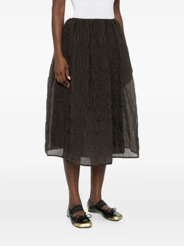 Cecilie Bahnsen Bala スカート | ブラウン | FARFETCH JP