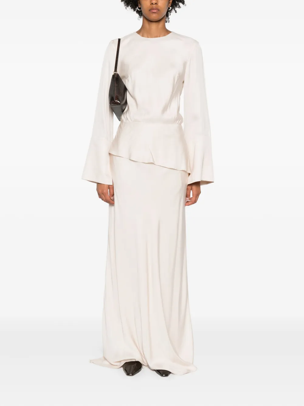 Brandon Maxwell Violet wide-sleeve maxi dress | Day Dresses | Image 2