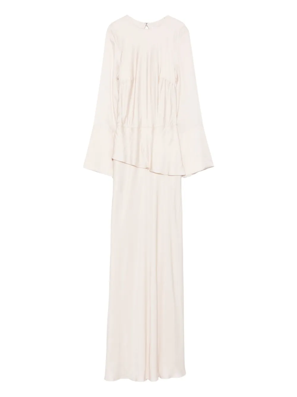 Brandon Maxwell Violet wide-sleeve maxi dress | Neutrals | Image 1