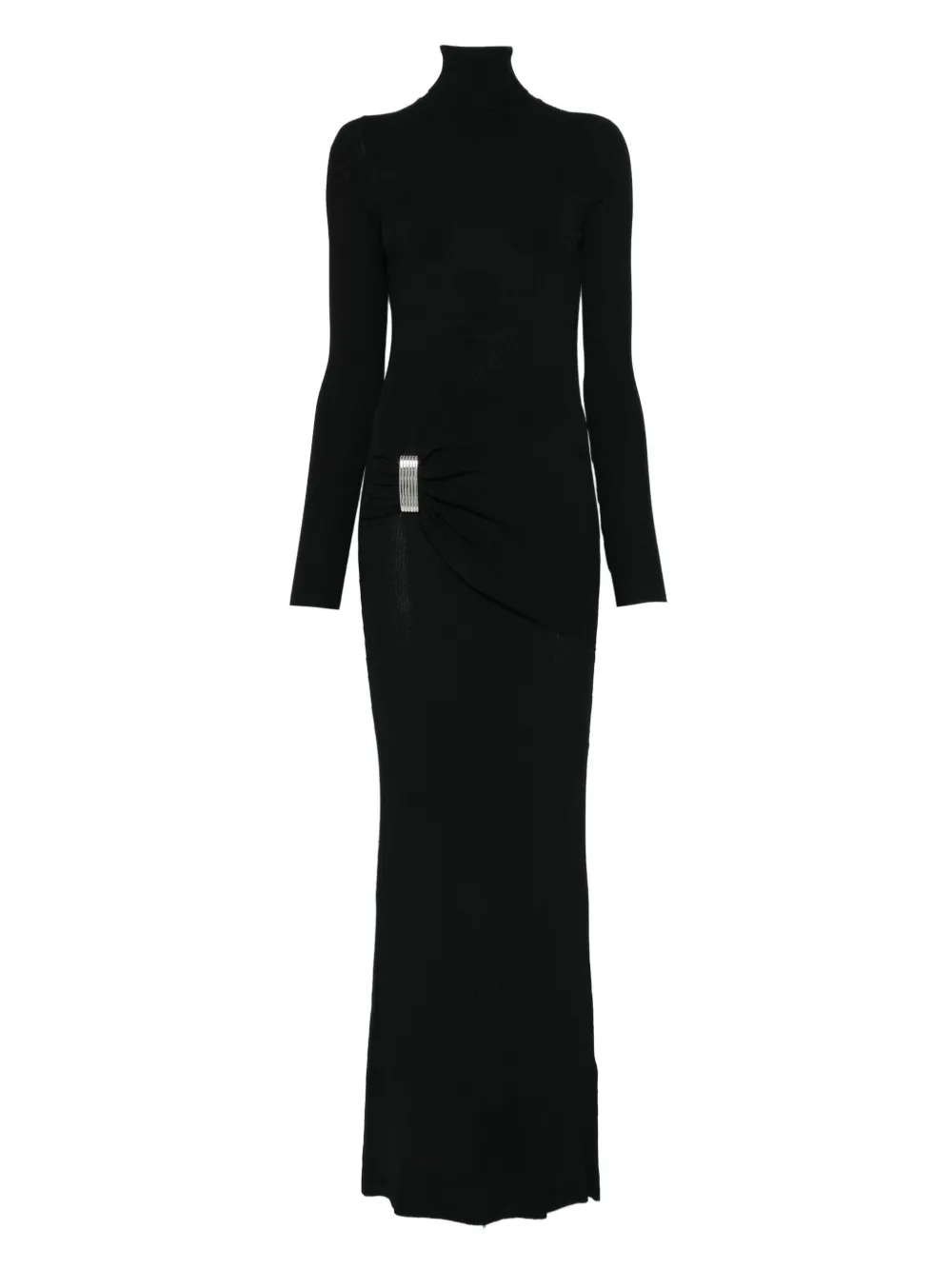Brandon Maxwell Lainey draped maxi dress | Black | Image 1
