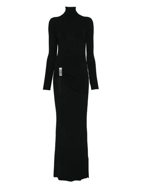Brandon Maxwell Lainey draped maxi dress