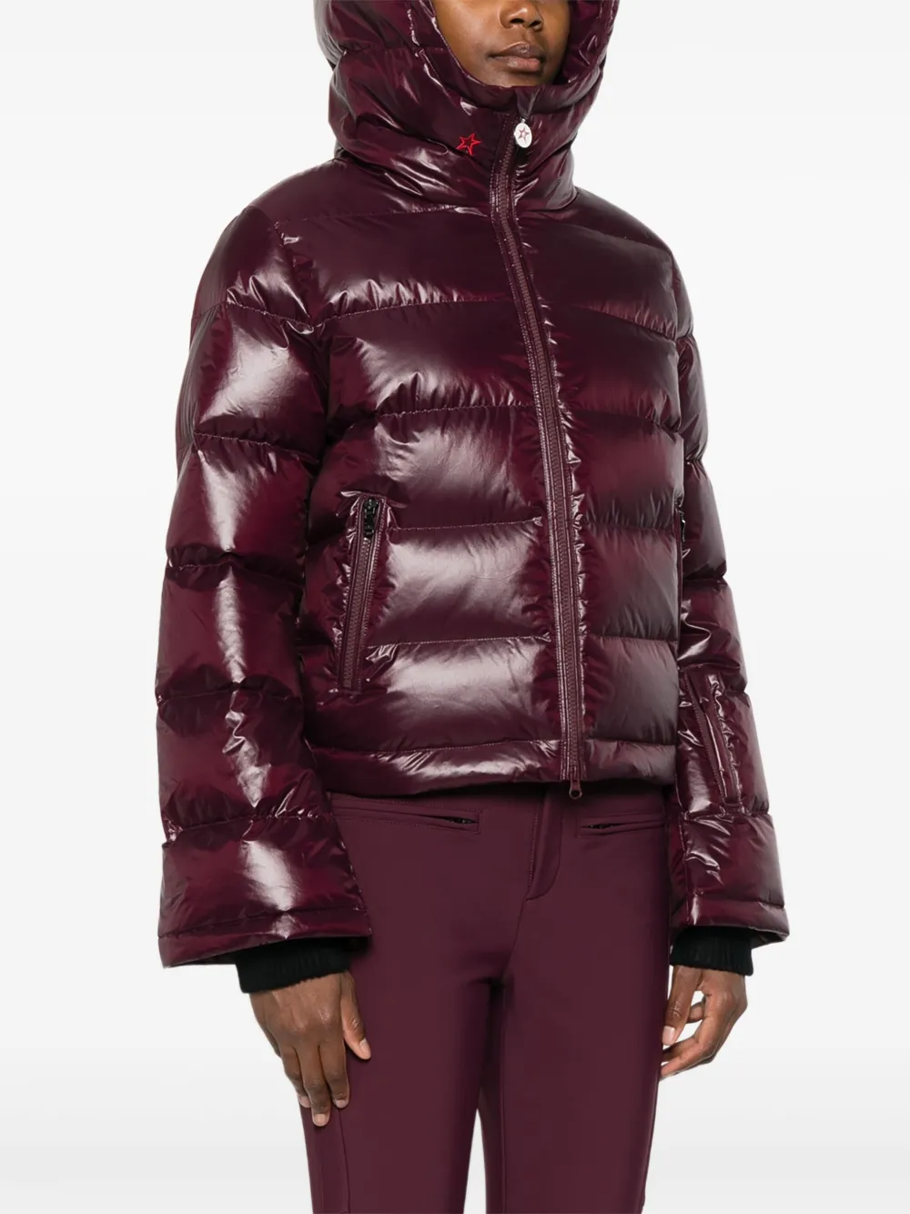 Perfect Moment Polar "burgundy" Ski Jacket In Red