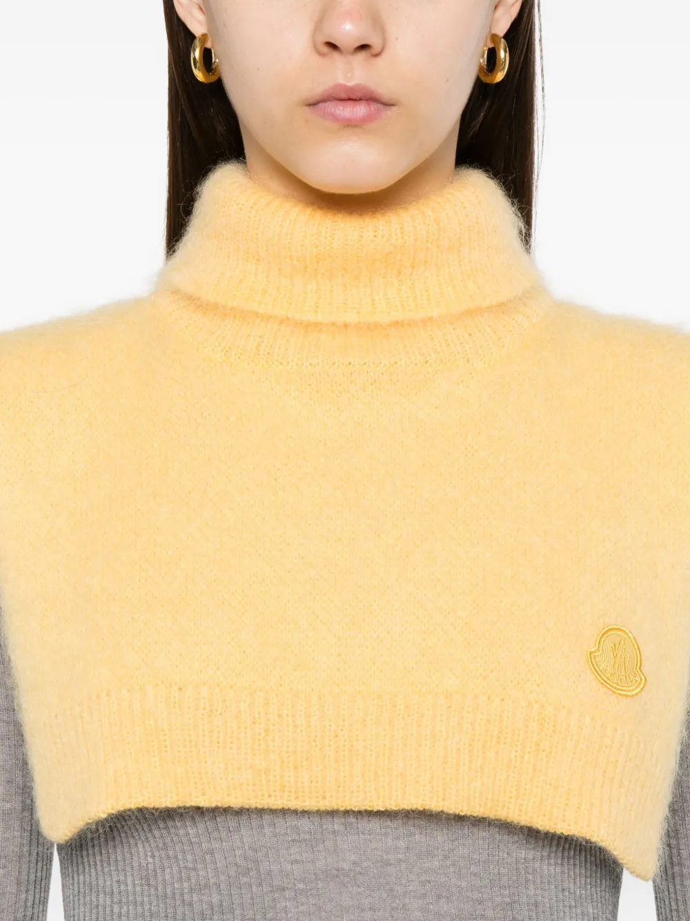 Moncler Top met col Geel