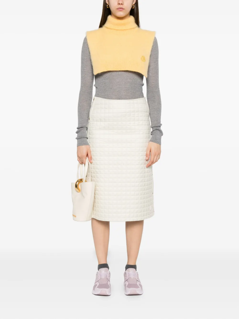 Moncler Top met col Geel