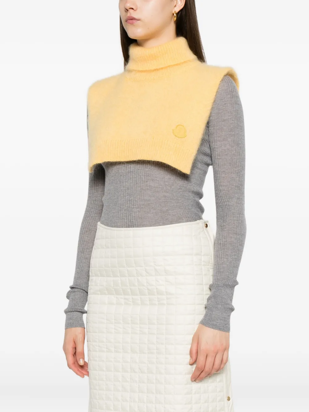 Moncler Top met col Geel