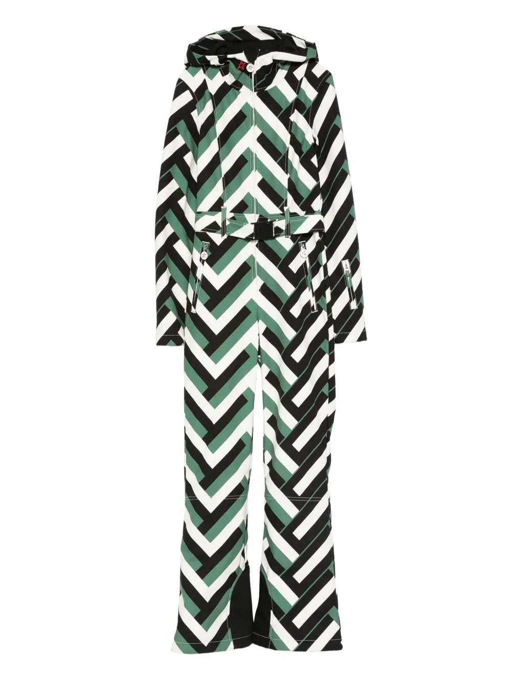 Perfect Moment Tignes Ski Jumpsuit In Green