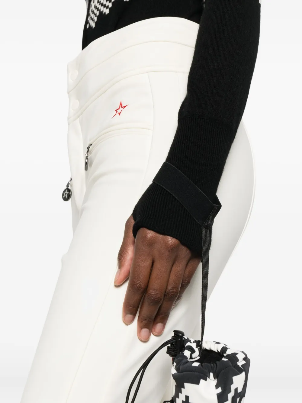 Perfect Moment Holiday Knitted Body In Black