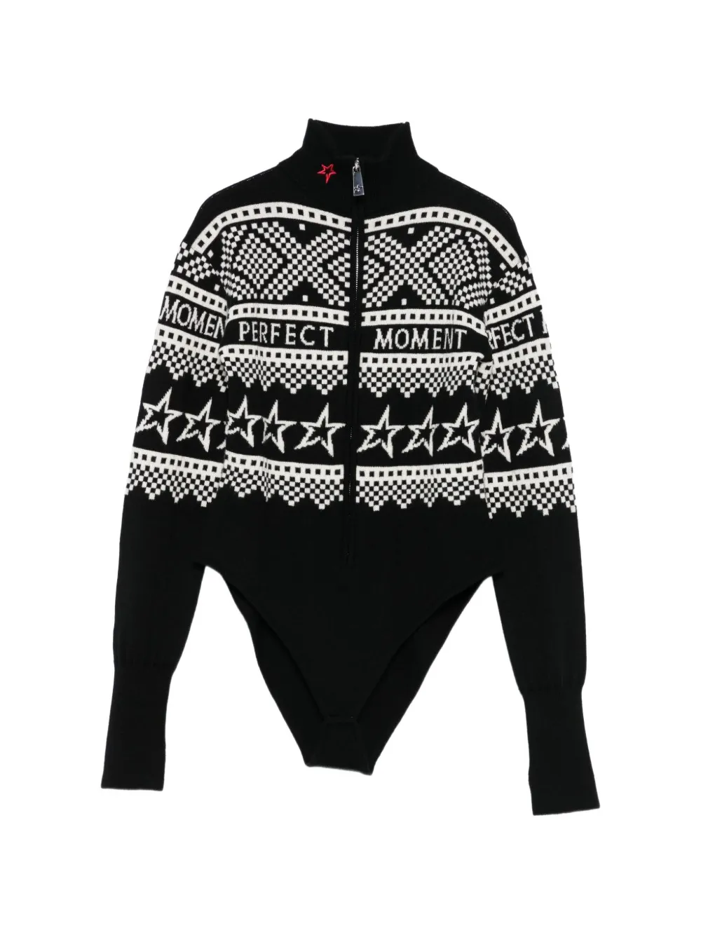 Perfect Moment Gestrickter Holiday Body - Schwarz