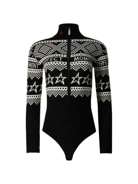 Perfect Moment intarsia bodysuit