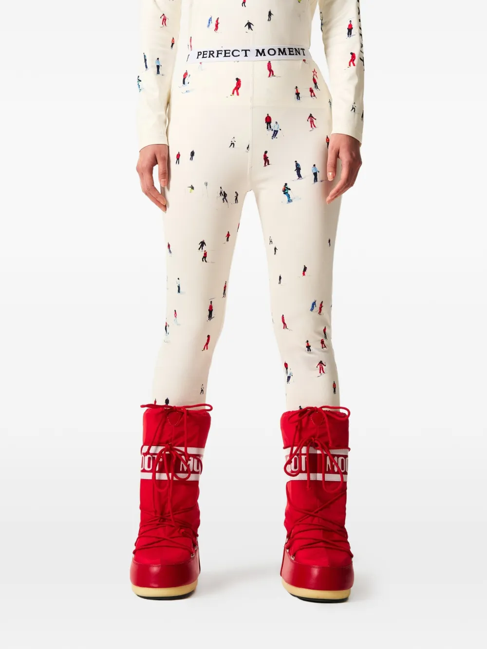 Perfect Moment Leggings mit Print - Nude