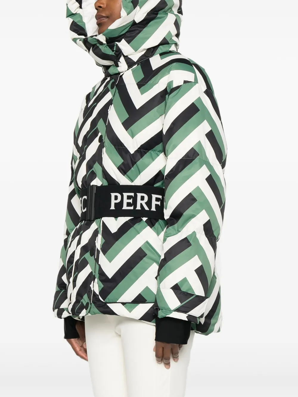 Perfect Moment Stadium Cortina "Green White" jack Wit