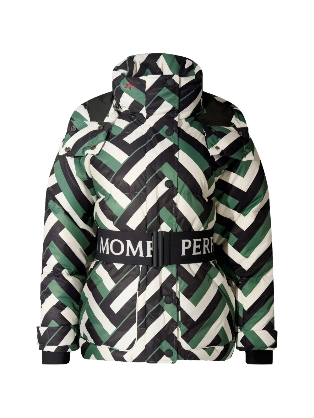Perfect Moment Stadium Cortina Green/White Jacke - Weiß