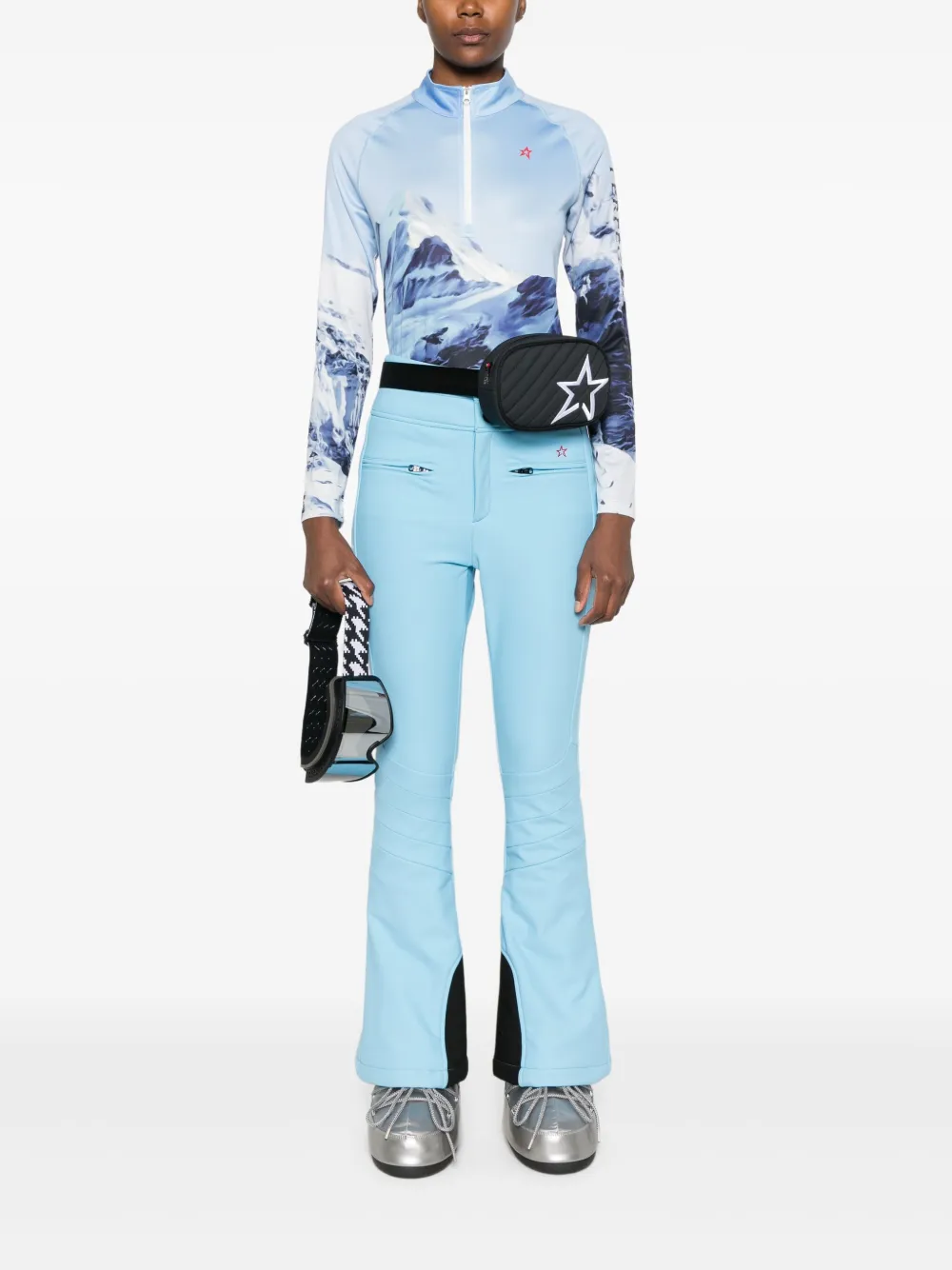 Perfect Moment mountain-print top | Ski Tops | Image 2