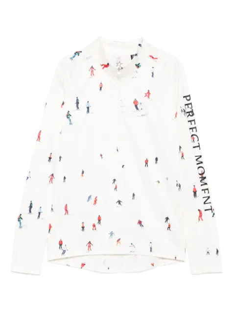 Perfect Moment top estampado