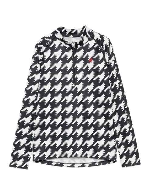 Perfect Moment top con estampado pied de poule