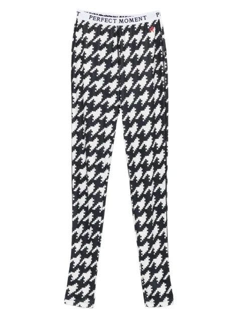 Perfect Moment houndstooth-print leggings
