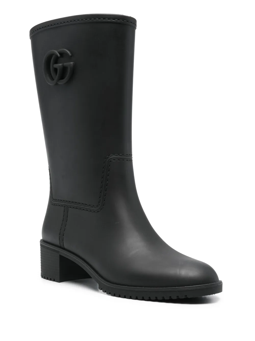 Gucci Pre-Owned 50mm Double-G rain boots - Zwart