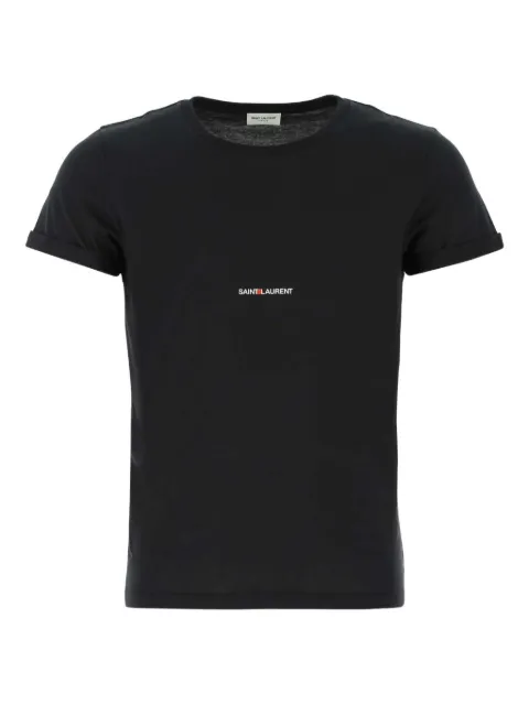Saint Laurent logo-print cotton t-shirt