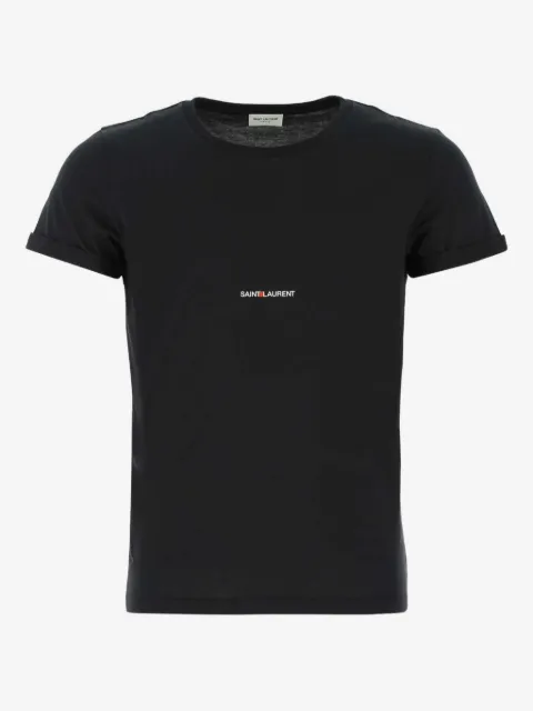 Saint Laurent logo-print cotton t-shirt