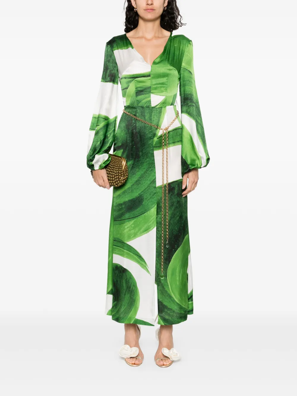 Themis Z Maxi-jurk - Groen