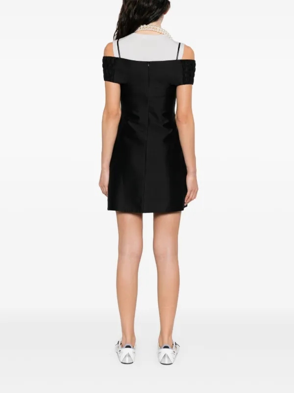 SHUSHU/TONG　ブラックミニドレス Shop Black Two-Piece Minidress on Sale at BeyondStyle – Get