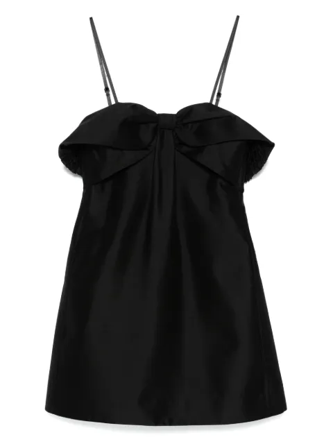 SHUSHU/TONG bow-embellished off-shoulder mini dress