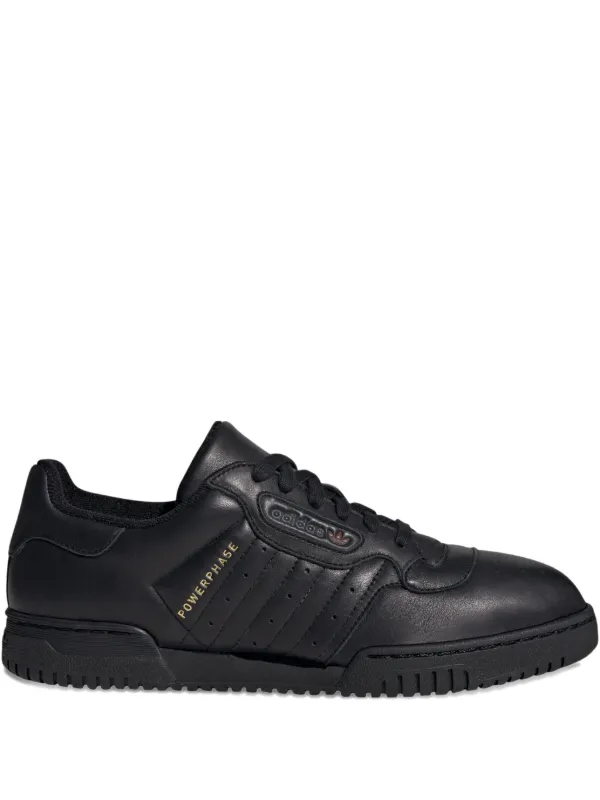 Adidas Powerphase Leather Sneakers Black FARFETCH UK