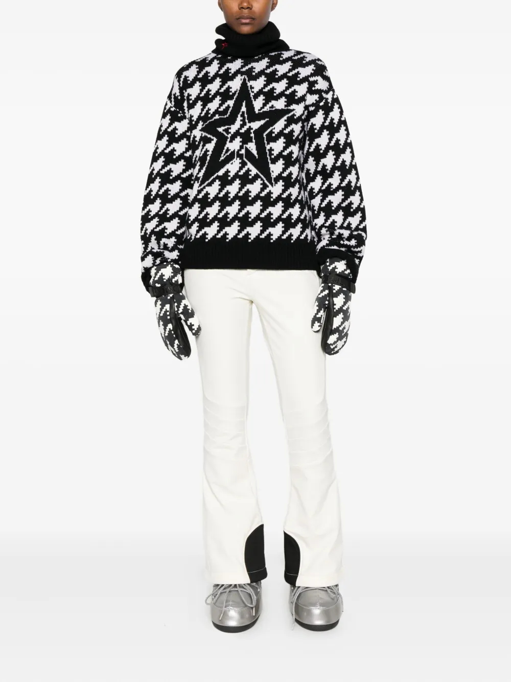 Perfect Moment houndstooth-pattern jumper | Knitted Sweaters | Image 2