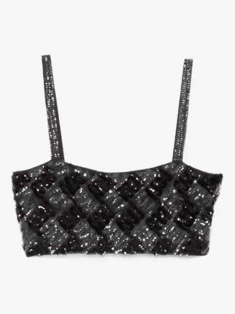 P.A.R.O.S.H. geometric sequin top