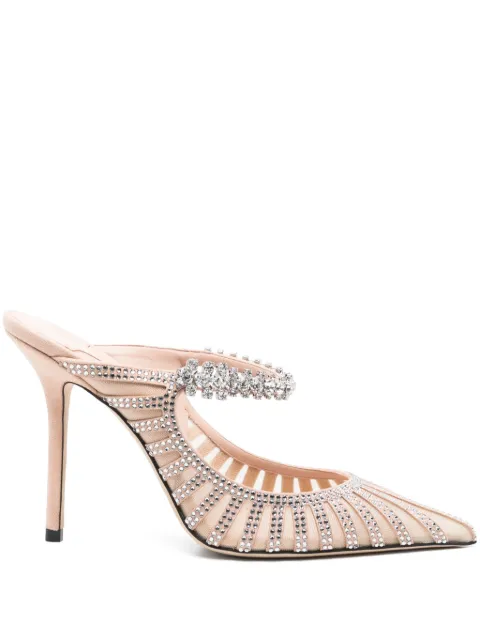 Jimmy Choo Pre-Owned 110mm Bing mules 