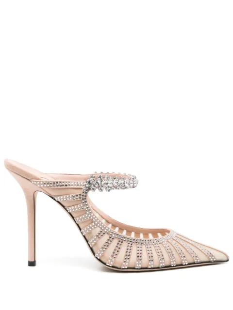 Jimmy Choo Pre-Owned 100mm Bing mules 
