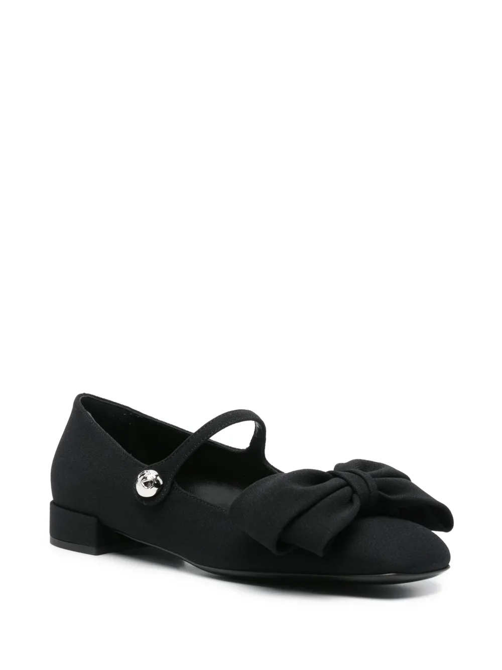Valentino Garavani Pre-Owned Bowjane flat pumps - Zwart