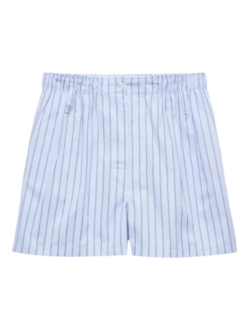 Prada short chino droit - Bleu - Prada - Modalova